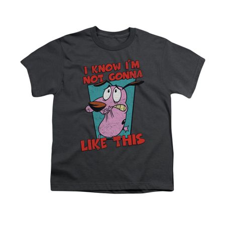 Courage The Cowardly Dog Shirt Kids Not Gonna Like Charcoal Youth Tee T-Shirt