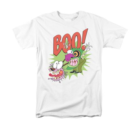 Courage The Cowardly Dog Shirt Stupid Dog Adult White Tee T-Shirt