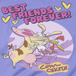 Cow & Chicken Best Friends Shirts