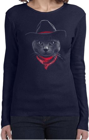 Cowboy Cat Ladies Long Sleeve