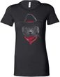 Cowboy Cat Ladies Longer Length Shirt