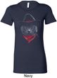 Cowboy Cat Ladies Longer Length Shirt