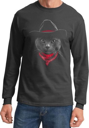 Cowboy Cat Long Sleeve Shirt