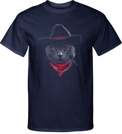 Cowboy Cat Tall T-shirt
