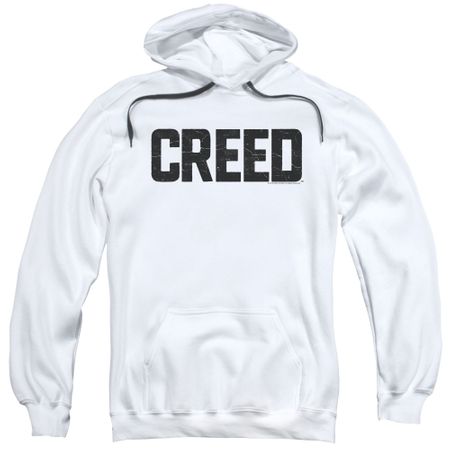 Creed Hoodie Cracked Logo White Sweatshirt Hoody