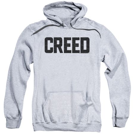 Creed Hoodie Cracked Movie Logo Athletic Heather Sweatshirt Hoody