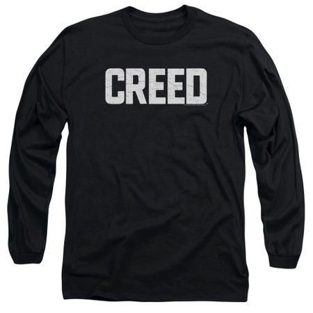 Creed Long Sleeve Shirt Cracked Logo Poster Black Tee T-Shirt