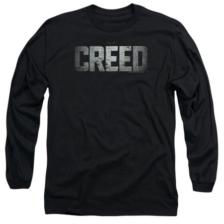 Creed Long Sleeve Shirt Logo Black Tee T-Shirt