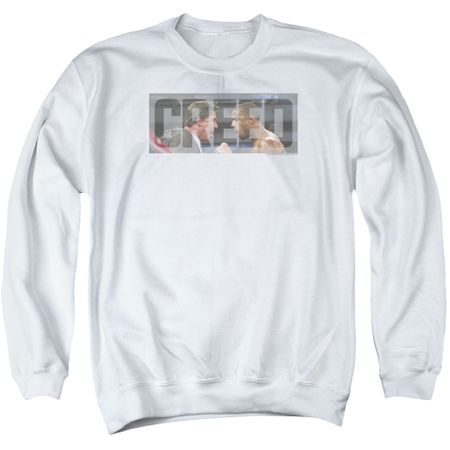 Creed Sweatshirt Pep Talk Adult White Sweat Shirt