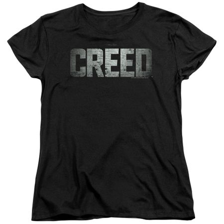 Creed Womens Shirt Logo Black T-Shirt
