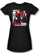 Criminal Minds Juniors T-shirt Guns Drawn TV Show Black Tee Shirt