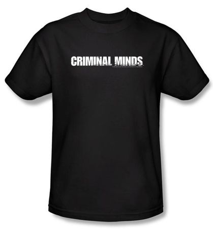 Criminal Minds Logo T-shirt - Crime Drama TV Series Black Tee Shirt