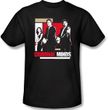 Criminal Minds T-shirt - Guns Drawn Crime Drama Adult Black Tee Shirt