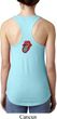 Crystal Tongue Patch Back Print Ladies Ideal Tank Top