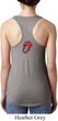 Crystal Tongue Patch Back Print Ladies Ideal Tank Top