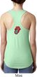 Crystal Tongue Patch Back Print Ladies Ideal Tank Top