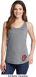 Crystal Tongue Patch Bottom Print Ladies Tank Top