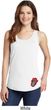 Crystal Tongue Patch Bottom Print Ladies Tank Top