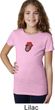 Clearance - Crystal Tongue Patch Middle Print Girls Shirt