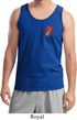 Crystal Tongue Patch Pocket Print Mens Tank Top