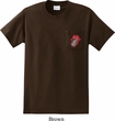 Crystal Tongue Patch Pocket Print Pocket Shirt