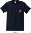 Crystal Tongue Patch Pocket Print Pocket Shirt