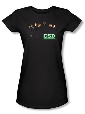 CSI Juniors Shirt Shadow Cast Girly Black Tee