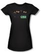 CSI Juniors Shirt Shadow Cast Girly Black Tee