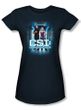 CSI Juniors T-shirt Serious Business Navy Tee