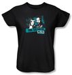 CSI Ladies T-shirt Cross The Line Black Tee