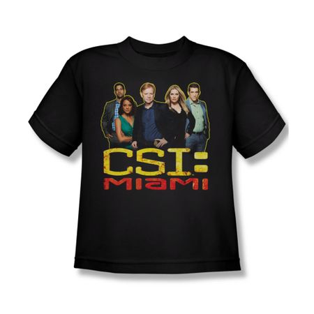 CSI Miami Cast Shirt Kids Shirt Youth Tee T-Shirt