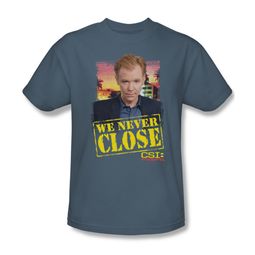 CSI Miami Never Close Shirt Adult Tee T-Shirt