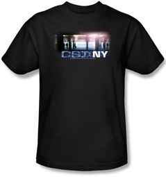 CSI T-shirt - New York Subway Adult Black Tee CSI T-shirt - New York Subway Adult Black Tee
