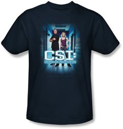 CSI T-shirt - Serious Business Adult Navy Tee CSI T-shirt - Serious Business Adult Navy Tee