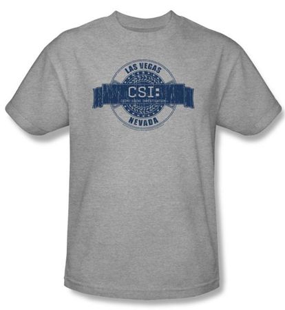 CSI T-shirt - Vegas Badge Adult Athletic Heather Tee