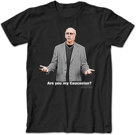 Curb Your Enthusiasm T-shirt My Caucasian Adult Black Tee