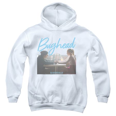 Clearance - Kids Riverdale BUGHEAD Youth Hoodie Sweatshirt - White