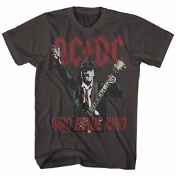Mens AC/DC Who Made Who T-shirt - Charcoal Grey