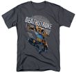 Mens DEATHSTROKE T-shirt - Charcoal Grey