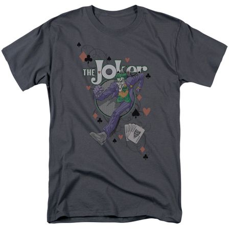Clearance - Kids Batman ALWAYS A JOKER T-shirt - Charcoal Gray
