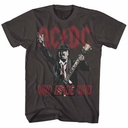 Mens AC/DC Who Made Who T-shirt - Charcoal Grey