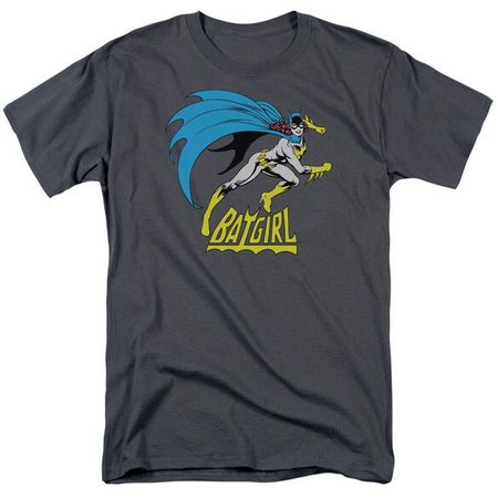 Mens BATGIRL T-shirt - Charcoal Gray