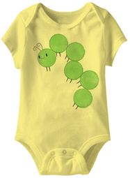 Cute Caterpillar Funny Baby Romper Yellow Infant Babies Creeper Cute Caterpillar Funny Baby Romper Yellow Infant Babies Creeper