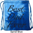 Dad Bag Best Dad Ever Black Print Tie Dye Bag