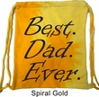 Dad Bag Best Dad Ever Black Print Tie Dye Bag