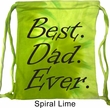 Dad Bag Best Dad Ever Black Print Tie Dye Bag