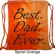 Dad Bag Best Dad Ever Black Print Tie Dye Bag