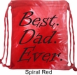 Dad Bag Best Dad Ever Black Print Tie Dye Bag