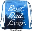 Dad Bag Best Dad Ever White Print Tie Dye Bag