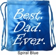 Dad Bag Best Dad Ever White Print Tie Dye Bag